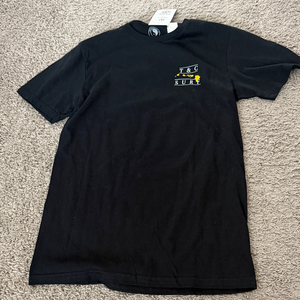 Black Short Sleeve Men's Tee